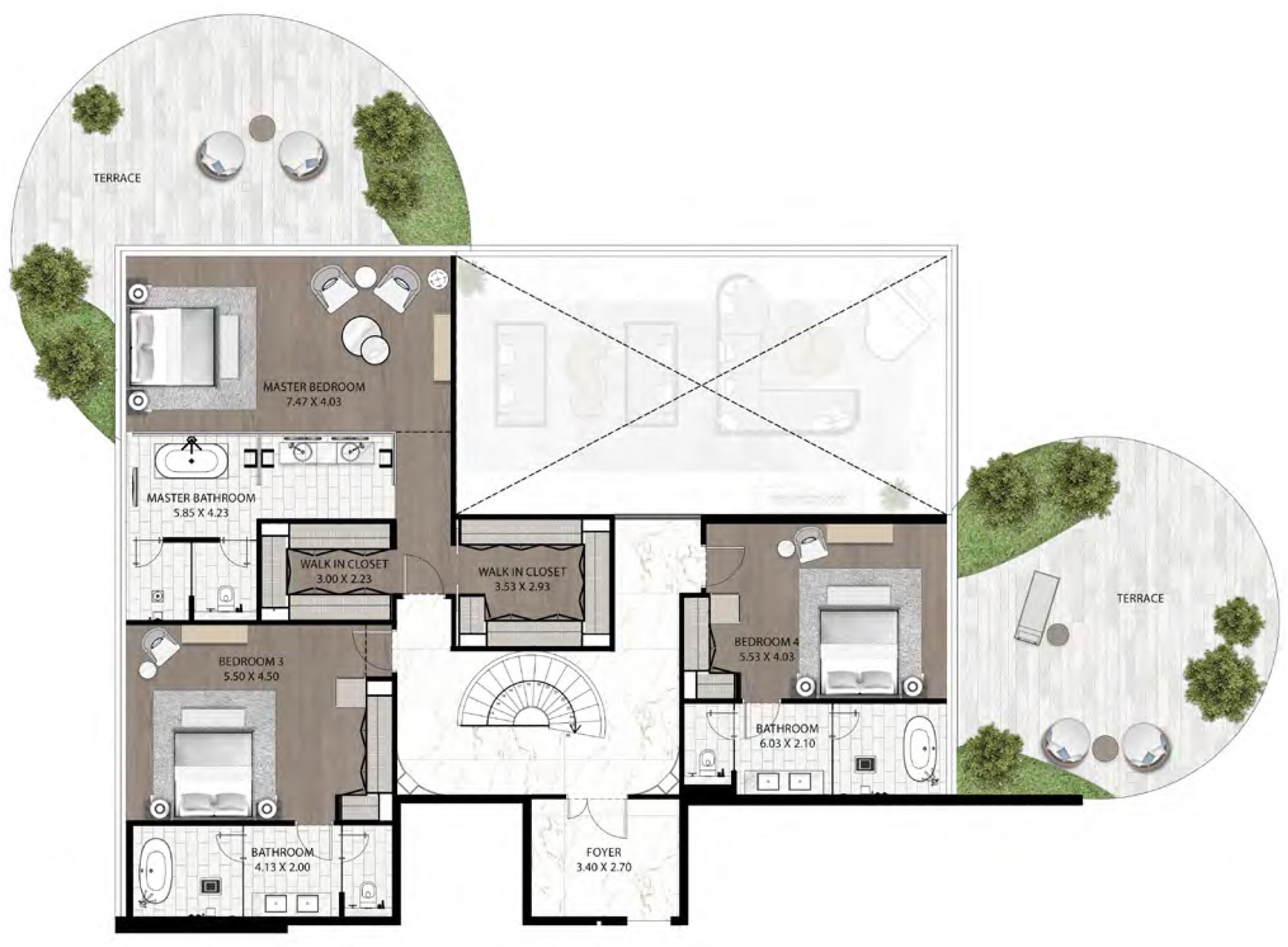 Damac Cavalli Couture floor plan