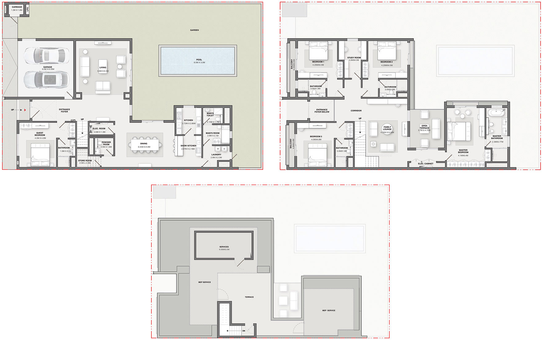 Sobha Reserve At Dubailand floor plan