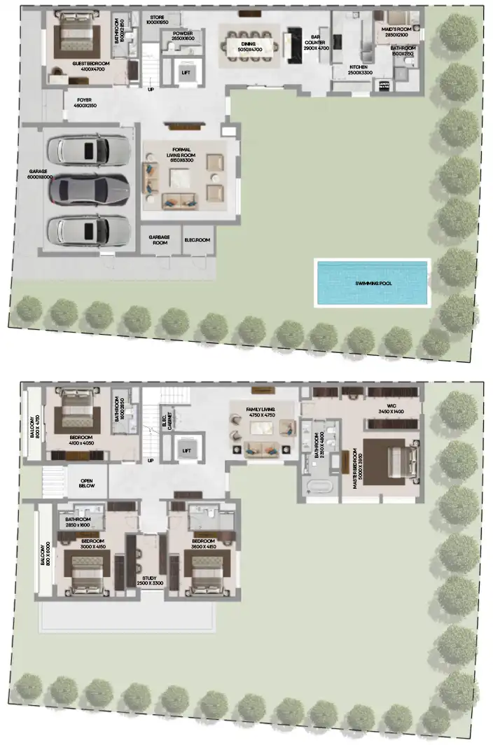 6 Bedrooms Villa